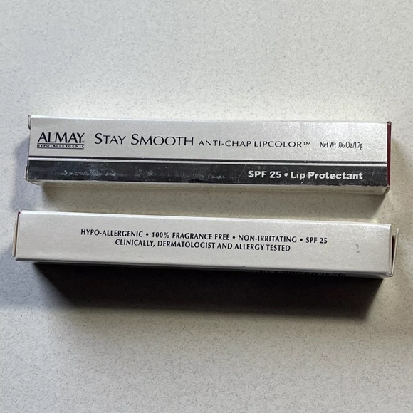 2x ALMAY Stay Smooth Anti-Chap Lipcolor with SPF 25 - Lip Protectant #17 DREAMY - Picture 5 of 7